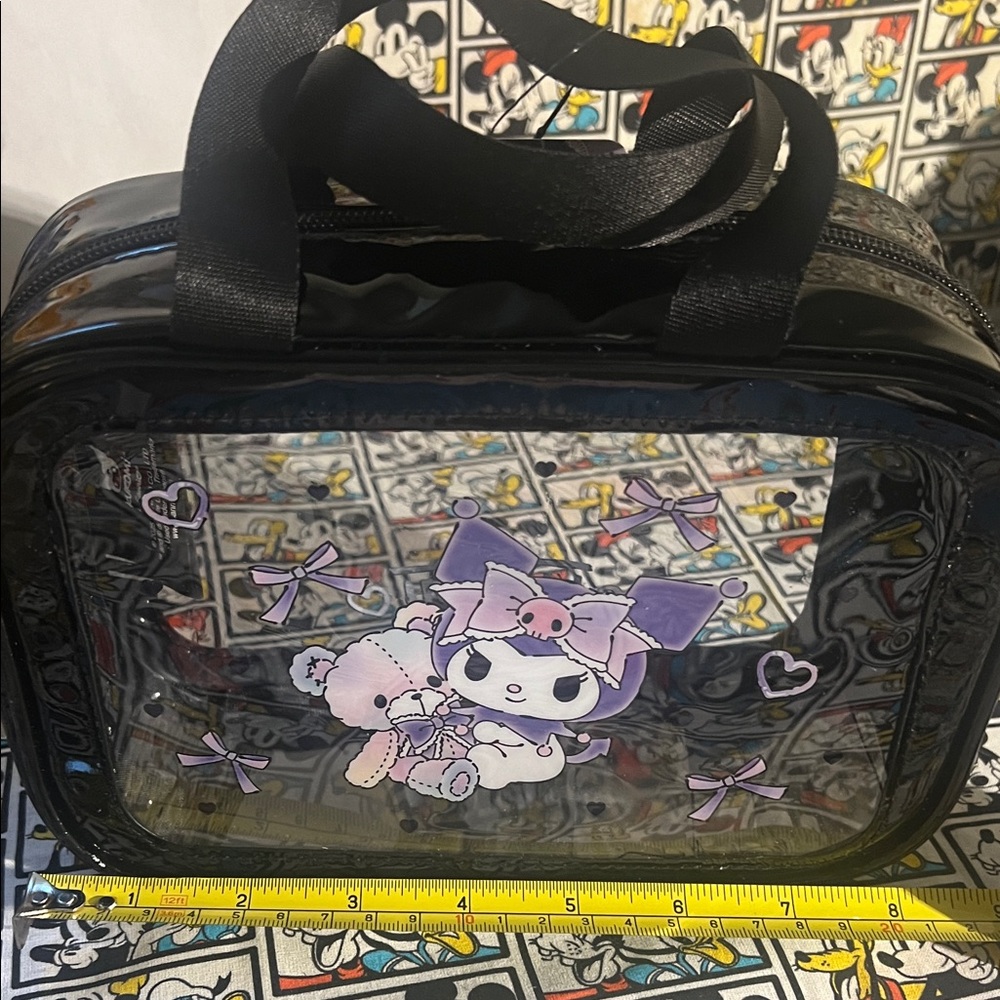 Bioworld Kuromi  20th Anniversary PVC Makeup Travel Bag NWT - Picture 8 of 10